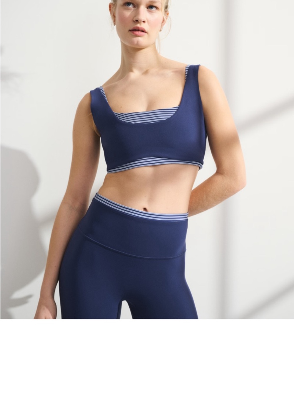 YPB Double-Layered Navy Stripe SET
